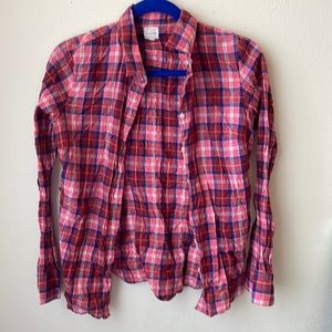 The perfect shirt by J. CREW plaid size S